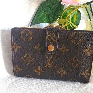 💯 Louis Vuitton Brown Leather Wallet